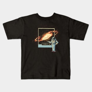 Astronaut Astro Photography of The Universe by Tobe Fonseca Kids T-Shirt